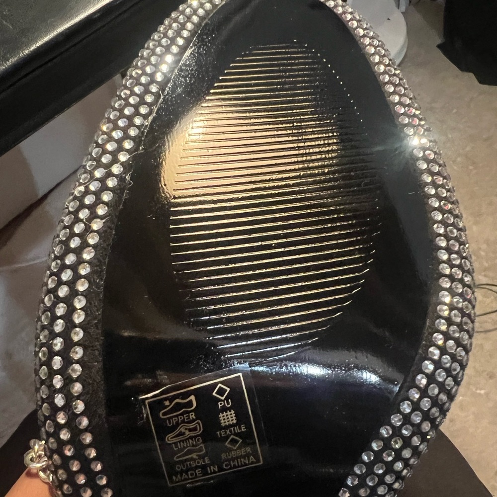 HOT DEAL 🔥🔥🥵🥵 NWT- AZALEA WANG MAE Boots Elegant Black Rhinestone-Women's Boots. - Picture 13 of 15